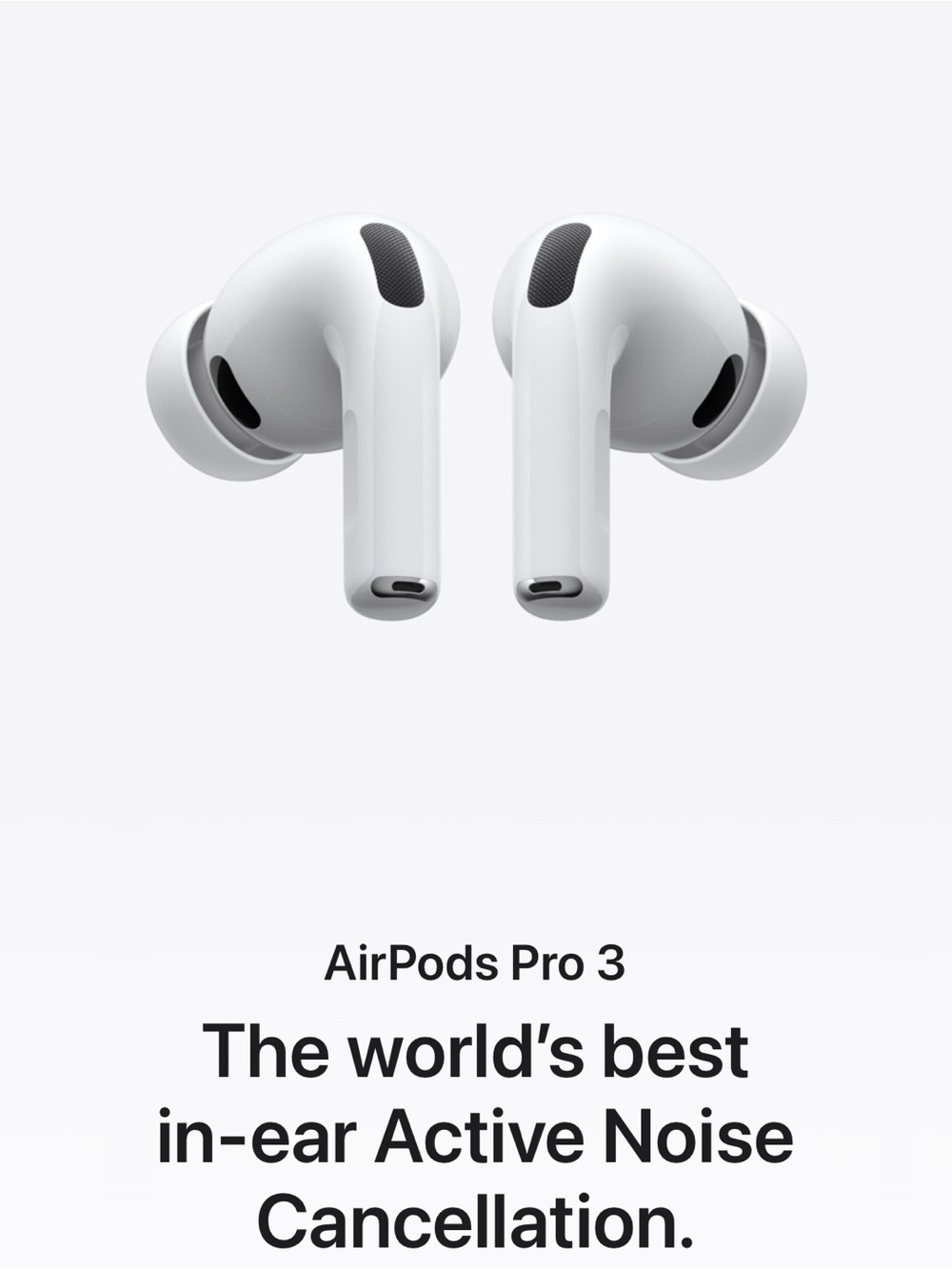 Apple AirPods 3 noise cancellation